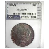 1885-O Morgan PCI MS65+ Fantastic Color