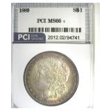 1889 Morgan MS66+ LISTS $3800