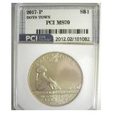 2017-P S$1 Boys Town MS70 LISTS $130