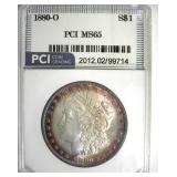 1880-O Morgan MS65 LISTS $14000