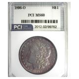 1896-O Morgan MS60 LISTS $2100