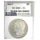 1885-O Morgan MS67+ PL LISTS $5000 IN 67 PL