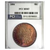 1884 Morgan MS67 LISTS $4250