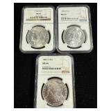 1885-O 04-O 04-O Morgans NGC MS64