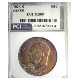 1973-S Silver Ike MS69 LISTS $11000