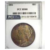 1924 Peace MS66 LISTS $600