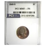 1948-S Nickel MS67+ FS LISTS $12000