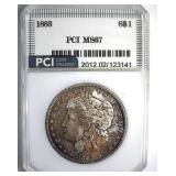 1883 Morgan MS67 LISTS $2700