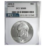 1976-S Silver Ike MS69 LISTS $20000