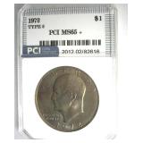 1972 T2 Ike MS65+ LISTS $2500