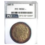 1887-S Morgan MS65+ LISTS $3150