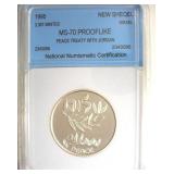 1995 New Sheqel NNC MS70 PL Israel