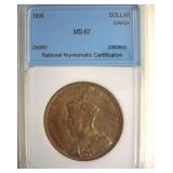 1935 Dollar NNC MS67 Canada