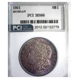 1921 Morgan MS66 LISTS $700