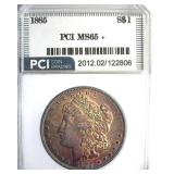 1885 Morgan PCI MS65+ Nice Color