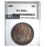 1898 Morgan PCI MS65+ Wonderful Color