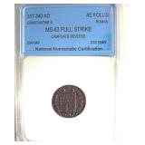 317-340 AD Constantine II MS63 Full Stk Rome
