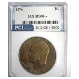 1974 Ike MS66+ LISTS $2000
