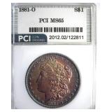 1881-O Morgan MS65 LISTS $1050