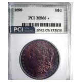 1890 Morgan MS65+ LISTS $2200