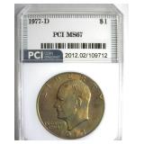 1977-D Ike MS67 LISTS $4850