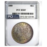 1900 Morgan MS67 LISTS $5000