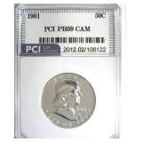 1961 Franklin PR69 CAM LISTS $2500
