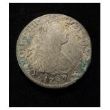 1797 8 Reales Silver Crown