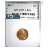 1942 Cent MS67+ RD LISTS $900