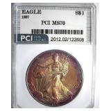 1997 Silver Eagle MS70 LISTS $1500