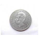 1888 Sucre XF Ecuador Santigo Chile