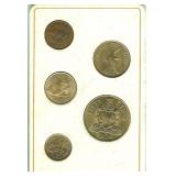 1970 1C-50C First Decimal Coins Bermuda