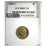 1950-D Nickel MS67 FS LISTS $550