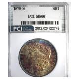 1878-S Morgan MS66 LISTS $1150