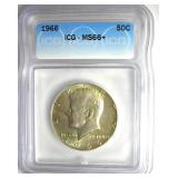 1966 Kennedy ICG MS66+ LISTS $975