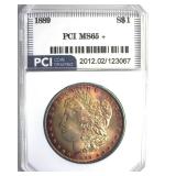 1889 Morgan MS65+ LISTS $475