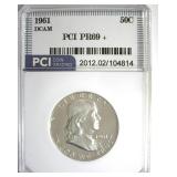 1961 Franklin PR69+ DCAM LISTS $27000 IN 69 DC