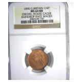 1890 1/4P NGC MS64 RB Great Britain