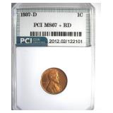 1937-D Cent MS67+ RD LISTS $650