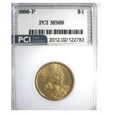 2006-P Sacagawea $ MS69 LISTS $1000 in 68