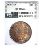 1878 7TF Morgan MS65+ LISTS $2000
