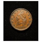 1863 Civil War Token Nice UNC