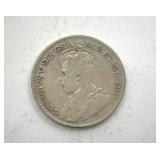 1918 25 Cents VF Canada