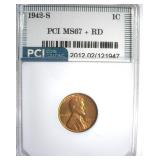 1942-S Cent MS67+ RD LISTS $575