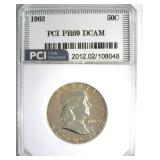 1962 Franklin PR69 DCAM LISTS $3850