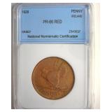1928 Penny NNC PR66 RD Ireland