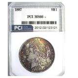 1887 Morgan MS66+ LISTS $850