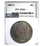 1902-O Morgan PCI MS65+ Iridescent Toning
