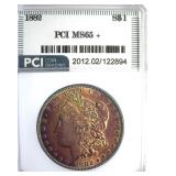 1882 Morgan MS65+ LISTS $500