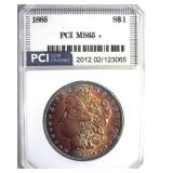 1885 Morgan PCI MS65+ Beautiful Color